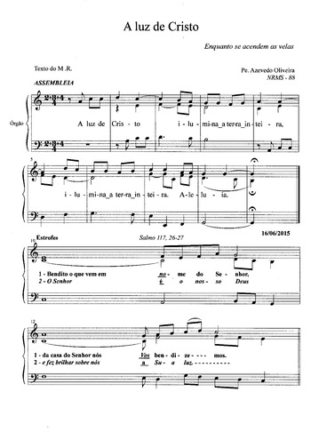 Pré-visualização da pauta