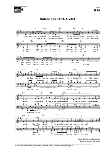 Pré-visualização da pauta