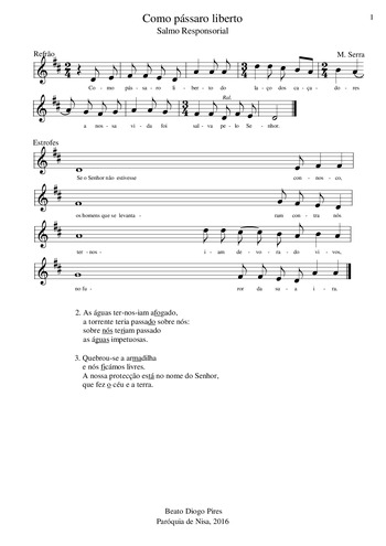 Pré-visualização da pauta