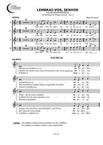 Pré-visualização da pauta