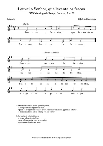 Pré-visualização da pauta