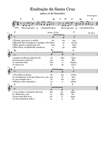 Pré-visualização da pauta