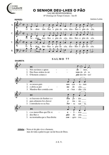 Pré-visualização da pauta