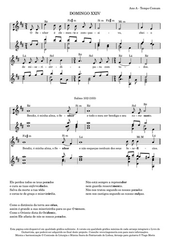 Pré-visualização da pauta