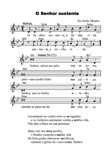 Pré-visualização da pauta