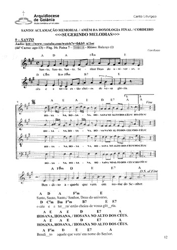 Pré-visualização da pauta